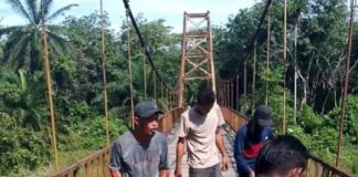 Setelah Tiga Korban, Jembatan Gantung Cek Mbon Akhirnya Diperbaiki