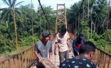 Setelah Tiga Korban, Jembatan Gantung Cek Mbon Akhirnya Diperbaiki
