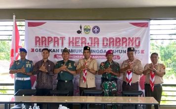 Wakil Bupati Lingga Buka Secara Resmi Rakercab Gerakan Pramuka Tahun 2025