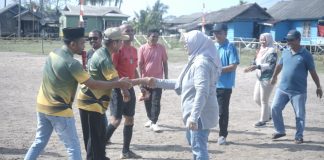 Membangun Mimpi dari Lapangan Hijau, Maya Sari Buka Turnamen Mini Soccer U-13 di Lingga