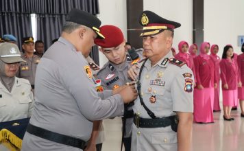 Pimpin Sertijab Wakapolres dan Kasatpolairud, Kapolres Lingga Tekankan Amanah dan Profesionalisme
