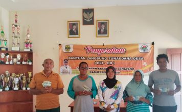 Pemdes Pena’ah Salurkan BLT-DD Agustus 2025 untuk 30 Keluarga Penerima Manfaat