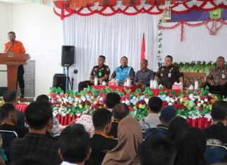 Basarnas Natuna Ajak Aparat Desa Pulau Laut Waspada Bahaya Laut Lewat Sosialisasi Keselamatan
