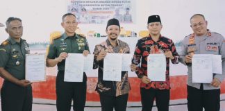 Pembangunan Batalyon TNI, Pemkab Buteng Hibahkan Lahan Seluas 50 Hektare