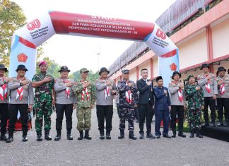 Semangat Merah Putih, Polda Kepri Gelar Kirab Kebangsaan HUT RI ke – 80