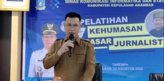 Bupati Anambas Rangkai Sinergi Humas dan Media Lewat Pelatihan Jurnalistik