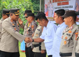 Kapolres Anambas Lakukan Kunjungan Kerja Ke Polsek Palmatak