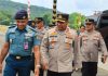 Perkuat Sinergitas TNI-Polri di Perbatasan Utara Kepri, Kapolres Anambas Kunjungi Lanudal Palmatak