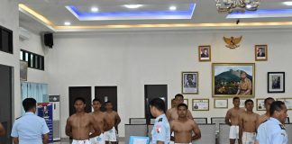 Pantukhirda Bintara PK TNI AU Gel. II/A-56 TA 2025 di Lanud Raden Sadjad Natuna Junjung Integritas Tinggi