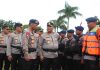 Polda Kepri Gelar Apel Kesiapsiagaan Cuaca Ekstrim dan Kunker ke Mako Satbrimob