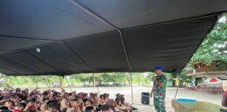 Jadi Narasumber, Lanal Ranai Dorong Generasi Muda Natuna Cinta Maritim di Hari Pramuka ke-64