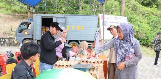 Jelang HUT RI ke-80, Polres Natuna Hadirkan Pangan Murah di Desa Harapan Jaya