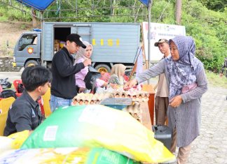 Jelang HUT RI ke-80, Polres Natuna Hadirkan Pangan Murah di Desa Harapan Jaya