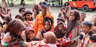 Jadi Narasumber, Kantor SAR Natuna Beri Edukasi Penyelamatan di Perkemahan Besar II Pramuka