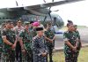 Kapolres Lingga Sambut Dankodiklat TNI di Pantai Todak, Tinjau Kesiapan Latgabma Super Garuda Shield 2025