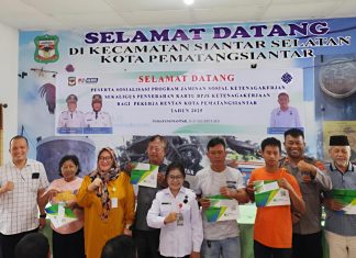 Tingkatkan Kesadaran Jaminan Sosial, BPJS Ketenagakerjaan Pematangsiantar Laksanakan Sosialisasi dan Penyerahan Kartu Simbolis