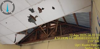 Di Hari Kemerdekaan, SDN Kuala Pango I Roboh – Anak-Anak Takut Belajar, Dinas Pendidikan Aceh Timur Bungkam