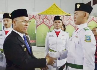Kukuhkan Paskibraka Anambas, Bupati Aneng Minta Pemuda Jadi Garda Depan Bangsa