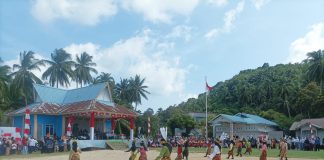 Semarak HUT RI ke-80, Pelajar SMPN 1 Siantan Timur Tampilkan Tari KolosalĀ