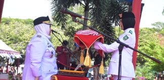 Sang Saka Berkibar Megah, Paskibraka Bengkalis Tunaikan Tugas dengan Sempurna