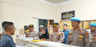Polres Lingga Tingkatkan Kualitas Pelayanan Publik, Waka Polres Cek Ruang Layanan Masyarakat