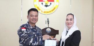 Danlanal Ranai Kolonel Laut (P) Dian Tri Hutanto Pamit Pindah Tugas, Bupati Cen Sui Lan Sampaikan Apresiasi