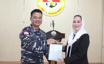 Danlanal Ranai Kolonel Laut (P) Dian Tri Hutanto Pamit Pindah Tugas, Bupati Cen Sui Lan Sampaikan Apresiasi