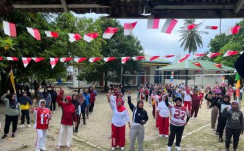 Pemdes Pena’ah Gelar Jalan Sehat dan Senam Bersama, Warga Antusias Rayakan HUT RI ke-80