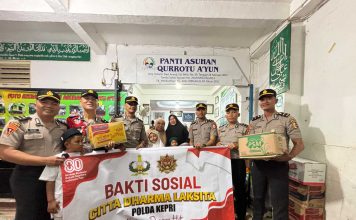 Siswa SIP Angkatan 54 Gelombang 2 Polda Kepri Gelar Baksos di Batam dan Tanjungpinang