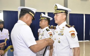 Komandan Kodaeral IV Pimpin Sertijab Danlanal Ranai