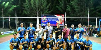 Danlanud RSA dan Ketua PIA Dukung Langsung Tim Angkasa di Open Turnamen Voli Natuna