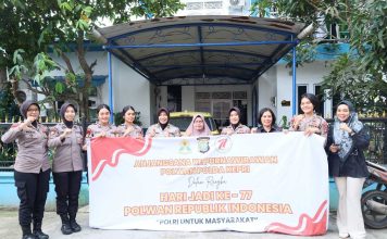 Hangatnya Anjangsana Polwan Polda Kepri Jelang Hari Jadi Polwan Ke-77