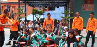 Kantor SAR Natuna Kenalkan Dunia Penyelamatan kepada Anak TK Negeri 002 Bunguran Utara