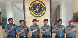 Komandan Lanal Ranai Laksanakan Courtesy Call dengan Danguspurla Koarmada I dan Kabasarnas Natuna, Dilanjutkan Peninjauan Fasilitas TNI AL di Selat Lampa