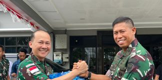 Komandan Lanal Ranai Hadiri Acara Pengantar Tugas Danlanud RSA Bersama Forkopimda Natuna