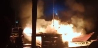 Pompong Nelayan di Desa Belibak Anambas Ludes Terbakar