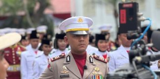 Perwira Muda Polda Kepri Pimpin Paskibraka di Istana Merdeka