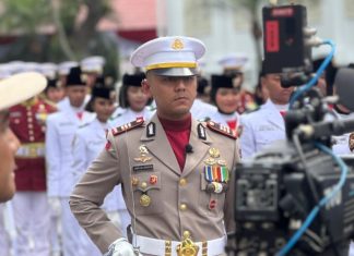 Perwira Muda Polda Kepri Pimpin Paskibraka di Istana Merdeka
