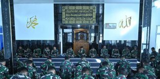 Doa Bersama Lanud RSA Natuna Demi Keselamatan NKRI