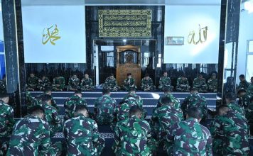Doa Bersama Lanud RSA Natuna Demi Keselamatan NKRI