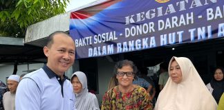 HUT ke-80 TNI AL, Lanal Ranai Gelar Olahraga Bersama, Bakti Kesehatan, Donor Darah, dan Bersih Pantai