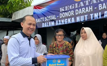HUT ke-80 TNI AL, Lanal Ranai Gelar Olahraga Bersama, Bakti Kesehatan, Donor Darah, dan Bersih Pantai