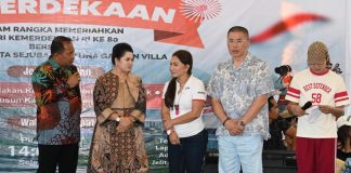 Semarak Kemerdekaan, Danlanud RSA Diperkenalkan di Adiwana Jelita Sejuba Natuna