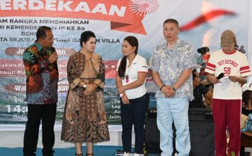 Semarak Kemerdekaan, Danlanud RSA Diperkenalkan di Adiwana Jelita Sejuba Natuna