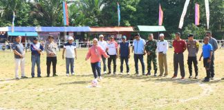 Ketua DPRD Lingga Buka Turnamen Mini Soccer U-13 Cup I di Desa Musai