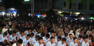 Lanud RSA Wujudkan TNI AU AMPUH Lewat Natuna Bersholawat Bersama