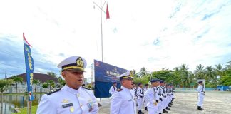 Lanal Ranai Gelar Upacara Peringati HUT ke-80 TNI Angkatan Laut
