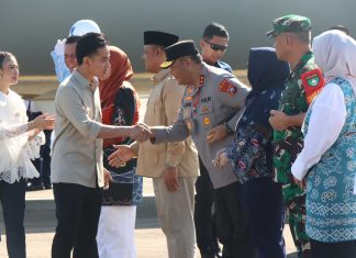 Kapolda Kepri Bersama Forkopimda Kepri dan Kota Batam Terima Kunjungan Kerja Wapres RI