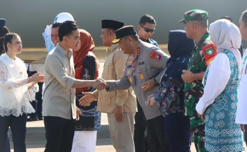 Kapolda Kepri Bersama Forkopimda Kepri dan Kota Batam Terima Kunjungan Kerja Wapres RI