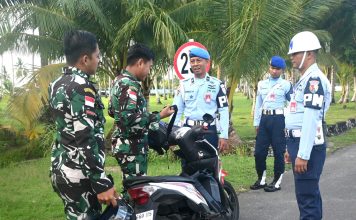 “Waspada Wira Garuda”, Satuan Polisi Militer TNI AU Lanud RSA Jaga Ketertiban Natuna